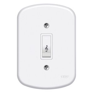 Conjunto Pulsador Blanc Campainha 10a Fame