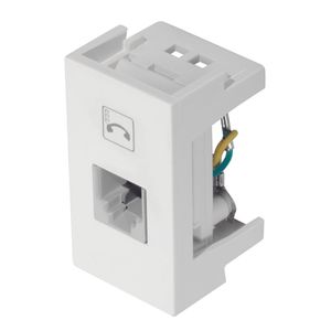 Modulo Blanc+/Evidence/Modulare Tomada Para Telefone Rj11 2 Vias Fame