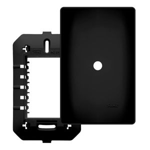 Placa Habitat 4x2 Com Suporte Saida De Fio Black Fame