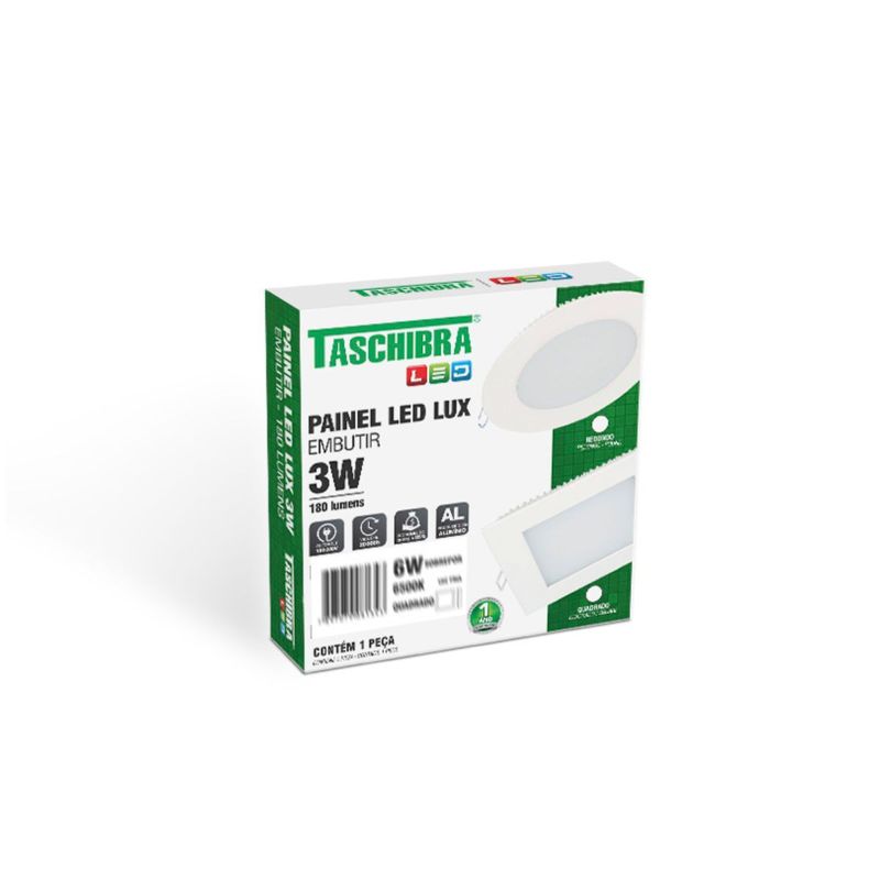 Painel_Led_Lux_Quad_Embutir_3w_3000k_Autovolt__Taschibra_102195906jpg