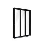 Porta_Alumnio_De_Correr_Lateral_2_Folhas_Mveis_E_1_Folhas_Fixa_213x150_Direita_Preta_Ullian_103608001jpg