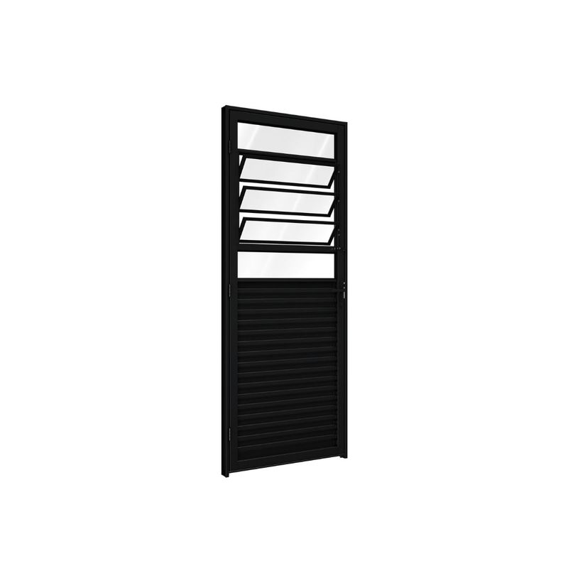 Porta_Alumnio_De_Giro_Mista_Com_Basculante_215x85_Direita_Preta_Ullian_103615101jpg