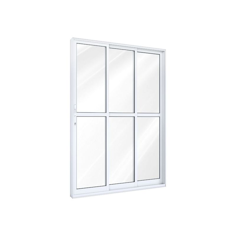 Porta_Ideale_De_Correr_Lateral_3_Folhas_Com_Travessa_215x150_Direita_Branco_Ullian_101355001jpg