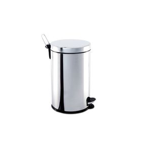 Lixeira Com Pedal E Balde 12l Inox Brinox