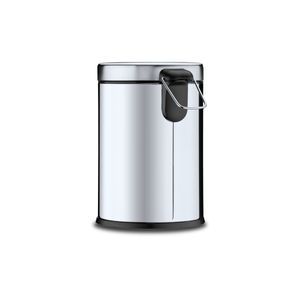 Lixeira Com Pedal E Balde 3l Inox Brinox