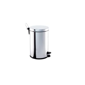 Lixeira Com Pedal E Balde 5l Inox Brinox