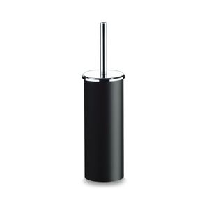 Suporte Ps Com Escova Para Banheiro Decorline Preto Brinox