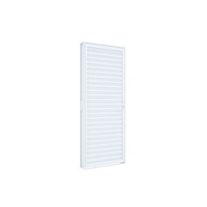 Porta Rio Bras Pronta Laminada 215x60 Direita Branco Ullian