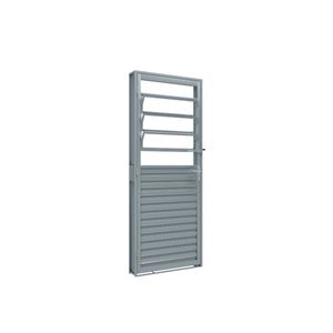 Porta Riobras Mista Com Basculante 215x85 Direita Sem Pintura E Sem Vidro Ullian