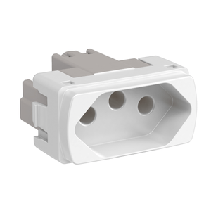 Módulo Miluz Tomada 2p+T 20a 250v Branco