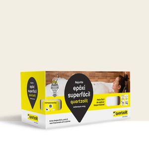 Rejunte Epóxi Superfácil 1kg Branco Quartzolit