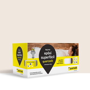 Rejunte Epóxi Superfácil 1kg Palha Quartzolit