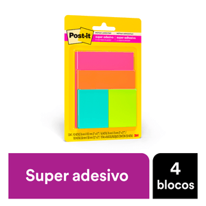 Post-It Cascata Misto 4 Blocos 3m