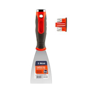 Espátula Inox 2,5" Para Drywall Com Bit Atlas