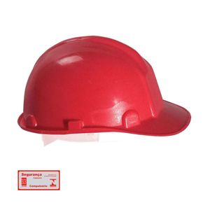 Capacete Dura Plus Vermelho Balaska
