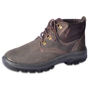 Botina Dura Plus Nobuck Amarrar Sem Bico N°40 Balaska