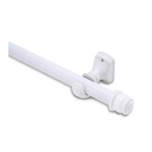Kit Varão Eco Comp 19mm 3.00m Com Emenda Branco Belchior