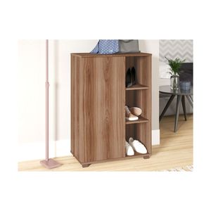 Sapateira 1 Porta Castanho Mdp 15mm Brv Moveis