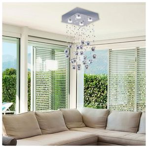 Plafon Sobrepor Brilhante Gu10 Biv 4 Lâmpadas Bronzearte