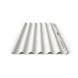 Telha Branca Ondulada Topcomfort 6mm 1.83x1.10m Brasilit