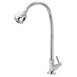Torneira Cozinha 3159 Bica Móvel C55 Mesa Gourmet 1/4 Cromado  Forusi