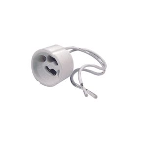 Soquete Porcelana Gu10 15cm Bronzearte