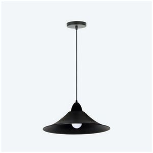 Pendente Bahrein Preto Para 1 Lâmpada Kin Home