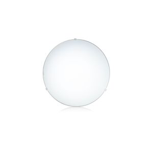 Plafon Sobrepor Clean 25cm Branco 1 Lâmpada Bronzearte