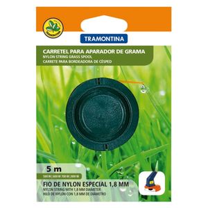 Carretel 1 Fio De Nylon 1,8mm Para Aparador De Grama Com 5m Tramontina