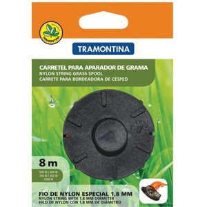 Carretel 1 Fio De Nylon 1,8mm Para Aparador De Grama Com 8m Tramontina