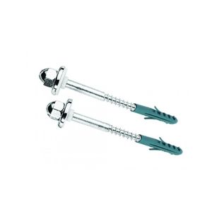 Parafuso Fixação Tanque 1/4x120mm (Par) Aço 1020 Cromado Esteves