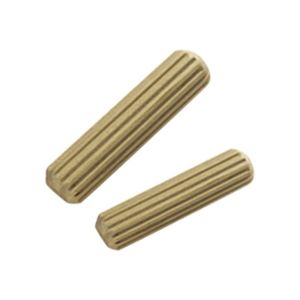 Cavilha De Madeira Marfim 8x40mm Com10 Uniddades Bemfixa
