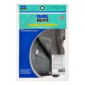 Botina Dura Plus Pu Elástico Com Bico Aço N°40 Balaska