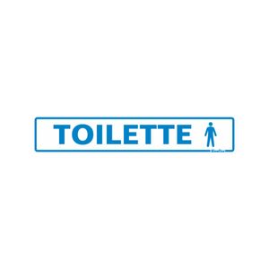 Placa Poliestireno 5x25 Toilette Masculino Sinalize