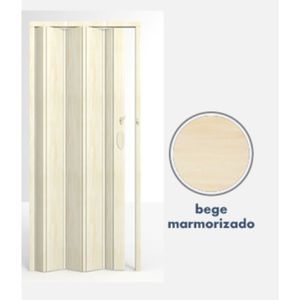 Porta Sanfonada Standard Bege Marmorizado 72x210 Permatti
