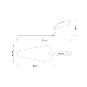 Colher De Pedreiro 10" Tramontina