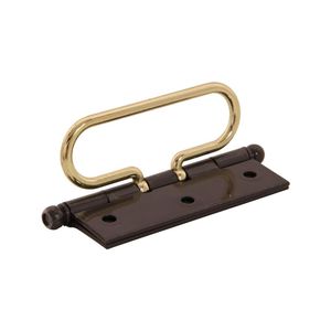 Dobradiça Ferro 3.1/2x2.3/8 Com Alça Oxidado Belenus