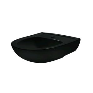 Lavatório Para Coluna 50x40 Etna Preto Il212 Icasa