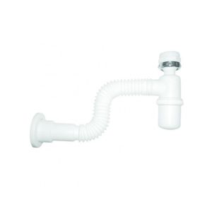 Sifão Universal Saída Extensível Porca Plástica Branco Esteves