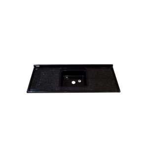 Pia Isocril 1.20m Cuba Esmaltada Preto Corso