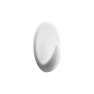 Gancho Com Adesivo Branco 2504 3 Peças Atlas