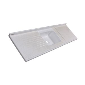 Pia Isocril 1.80m Cuba Esmaltada Branco Corso