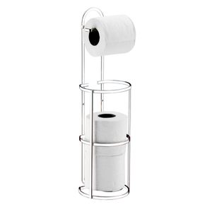 Suporte Para Papel Higiênico De Chão/Parede Cromado 1609 Future