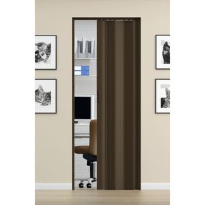 Porta Sanfonada Lisa Com Trinco 096x210 Wengue Bcf