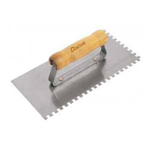 Desempenadeira De Aço Dentada 6x6mm Cortag
