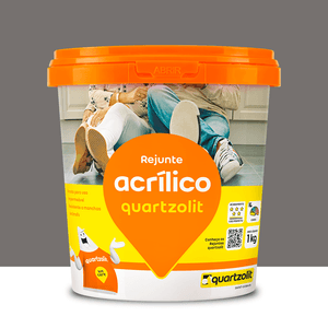 Rejunte Acrílico 1kg Preto Grafite Quartzolit