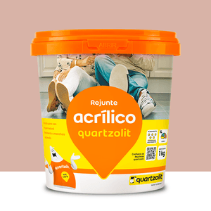 Rejunte Acrílico 1kg Marrom Tabaco Quartzolit