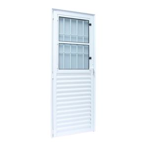Porta Social Onix Branco 210x80 Direito Esquadrifazio