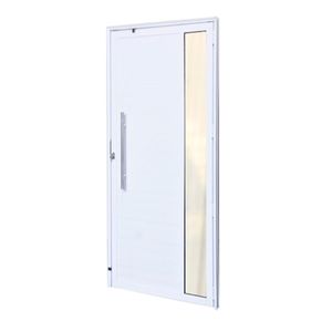 Porta Pivotante Com Rolete Navona 210x120 Com Vidro Latetal Esquerdo Esquadrifazio