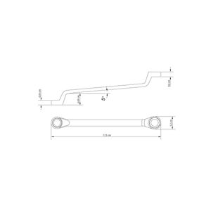 Chave Estrela 6x7mm Tramontina